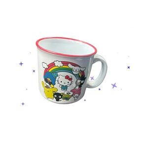 Hello Kitty and Friends Rainbow Glitter Ceramic 20oz Mug